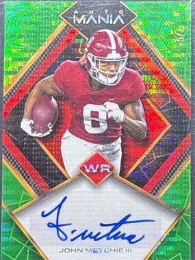 Wild Card John Metchie Football Card Autograph LE 5/7